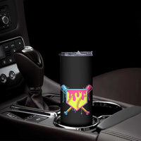 Softball Drip Skinny Tumbler Ice Cream Drip Youth Girls Softball Sport
