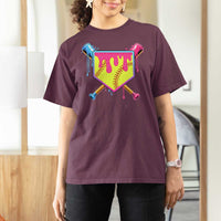 Softball Drip T Shirt For Women Ice Cream Drip Youth Girls Softball Sport