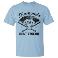 Softball Mom Gift T Shirt Diamonds Are A Girls Best Friend