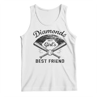 Softball Mom Gift Tank Top Diamonds Are A Girls Best Friend