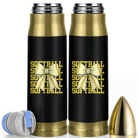 Softball Bow Bullet Tumbler Sister Sport Lovers Girls Team