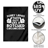 Inappropriate Adult Garden Flag This Guy Botched Funny Cringe Offensive Humor Men