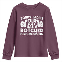 Inappropriate Adult Youth Sweatshirt This Guy Botched Funny Cringe Offensive Humor Men