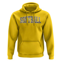 Camo Softball Hoodie Vintage Camouflage Softball Varsity Game Day