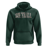 Camo Softball Hoodie Vintage Camouflage Softball Varsity Game Day