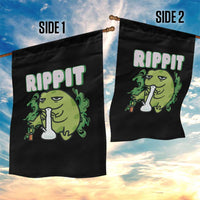 Rippit Frog Meme Garden Flag Funny Stoner Bong Rip - Wonder Print Shop
