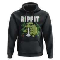 Rippit Frog Meme Hoodie Funny Stoner Bong Rip - Wonder Print Shop