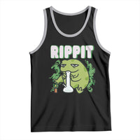 Rippit Frog Meme Tank Top Funny Stoner Bong Rip - Wonder Print Shop