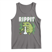 Rippit Frog Meme Tank Top Funny Stoner Bong Rip - Wonder Print Shop