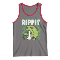 Rippit Frog Meme Tank Top Funny Stoner Bong Rip - Wonder Print Shop