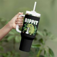 Rippit Frog Meme Tumbler With Handle Funny Stoner Bong Rip - Wonder Print Shop
