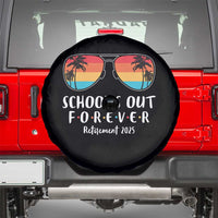 Retired Teacher 2025 Spare Tire Cover School's Out Forever Retirement Summer Vibes
