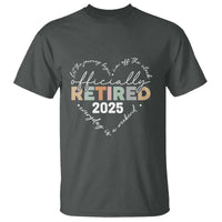 Officially Retired 2025 T Shirt Women Retirement Vintage