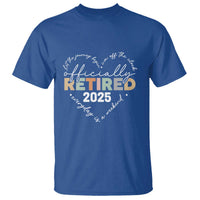 Officially Retired 2025 T Shirt Women Retirement Vintage