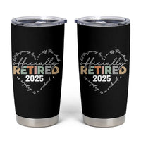 Officially Retired 2025 Tumbler Cup Women Retirement Vintage