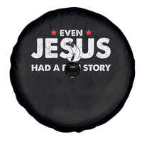 Christian Fishing Spare Tire Cover Even Jesus Had A Fish Story Funny Fisherman - Wonder Print Shop