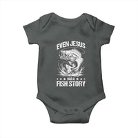 Funny Fishing Baby Onesie Even Jesus Had A Fish Story Funny Christian Fisherman - Wonder Print Shop