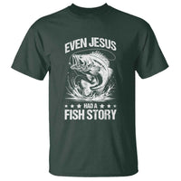 Funny Fishing T Shirt Even Jesus Had A Fish Story Funny Christian Fisherman - Wonder Print Shop