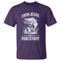 Funny Fishing T Shirt Even Jesus Had A Fish Story Funny Christian Fisherman - Wonder Print Shop
