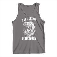 Funny Fishing Tank Top Even Jesus Had A Fish Story Funny Christian Fisherman - Wonder Print Shop