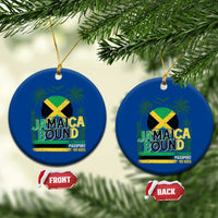 Jamaican Travel Ceramic Ornament Straight Trippin Jamaica Vacation Retro - Wonder Print Shop