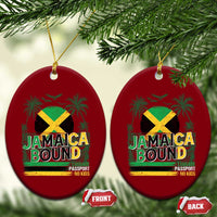 Jamaican Travel Ceramic Ornament Straight Trippin Jamaica Vacation Retro - Wonder Print Shop