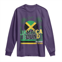 Jamaican Travel Long Sleeve Shirt Straight Trippin Jamaica Vacation Retro - Wonder Print Shop