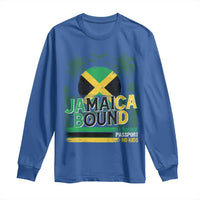 Jamaican Travel Long Sleeve Shirt Straight Trippin Jamaica Vacation Retro - Wonder Print Shop