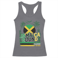 Jamaican Travel Racerback Tank Top Straight Trippin Jamaica Vacation Retro - Wonder Print Shop