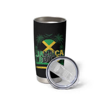 Jamaican Travel Tumbler Cup Straight Trippin Jamaica Vacation Retro - Wonder Print Shop