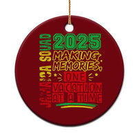 Vacation Jamaica 2025 Ceramic Ornament Matching Family Jamaica Squad - Wonder Print Shop