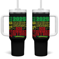 Vacation Jamaica 2025 Tumbler With Handle Matching Family Jamaica Squad - Wonder Print Shop