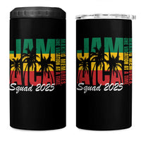 Family Vacation Jamaica 2025 4 in 1 Can Cooler Tumbler Matching Girls Trip Jamaica Squad - Wonder Print Shop