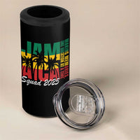 Family Vacation Jamaica 2025 4 in 1 Can Cooler Tumbler Matching Girls Trip Jamaica Squad - Wonder Print Shop