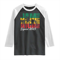 Family Vacation Jamaica 2025 Raglan Shirt Matching Girls Trip Jamaica Squad - Wonder Print Shop