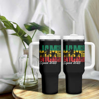 Family Vacation Jamaica 2025 Tumbler With Handle Matching Girls Trip Jamaica Squad - Wonder Print Shop