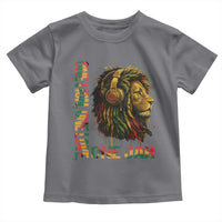 One Love Rasta Lion Toddler T Shirt Rastafari Reggae Jamaica Roots Lion of Judah Dreadlocks - Wonder Print Shop