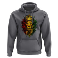 Rasta Reggae Lion Hoodie Jamaican Pride Lion of Judah Gift for Rastafari - Wonder Print Shop