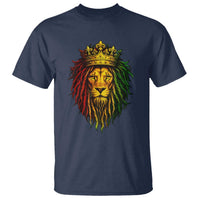 Rasta Reggae Lion T Shirt Jamaican Pride Lion of Judah Gift for Rastafari - Wonder Print Shop