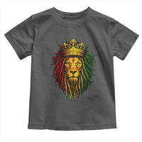 Rasta Reggae Lion Toddler T Shirt Jamaican Pride Lion of Judah Gift for Rastafari - Wonder Print Shop