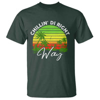 Jamaican Reggae Vibes T Shirt Retro Rasta Sunset Chill Chillin Di Right Way - Wonder Print Shop
