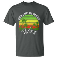 Jamaican Reggae Vibes T Shirt Retro Rasta Sunset Chill Chillin Di Right Way - Wonder Print Shop