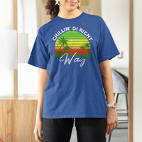 Jamaican Reggae Vibes T Shirt For Women Retro Rasta Sunset Chill Chillin Di Right Way - Wonder Print Shop
