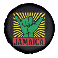 Jamaica Rasta Shaka Sign Spare Tire Cover Retro Reggae Vibes - Wonder Print Shop