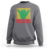 Jamaica Rasta Shaka Sign Sweatshirt Retro Reggae Vibes - Wonder Print Shop