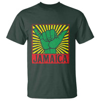 Jamaica Rasta Shaka Sign T Shirt Retro Reggae Vibes - Wonder Print Shop