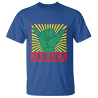 Jamaica Rasta Shaka Sign T Shirt Retro Reggae Vibes - Wonder Print Shop