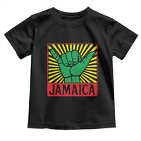 Jamaica Rasta Shaka Sign Toddler T Shirt Retro Reggae Vibes - Wonder Print Shop