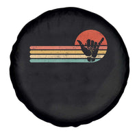 Shaka Hand Spare Tire Cover Retro Vintage Shaka Sign Rasta Hawaii Hawaiian - Wonder Print Shop
