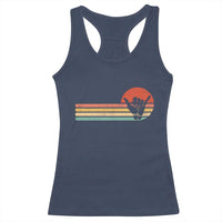Shaka Hand Racerback Tank Top Retro Vintage Shaka Sign Rasta Hawaii Hawaiian - Wonder Print Shop
